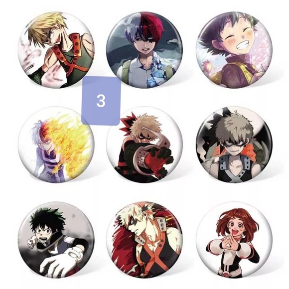 Set Pin My Hero Academia - Picture 3 of 3